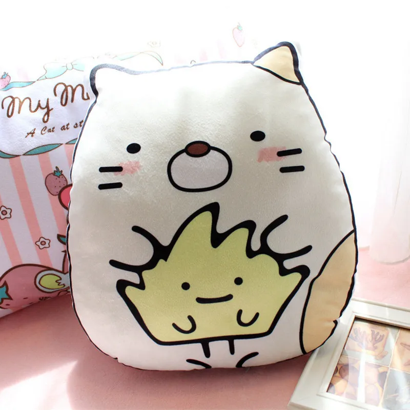 35*38 см плюшевая подушка японский уголок био фигурка Печать Подушка для