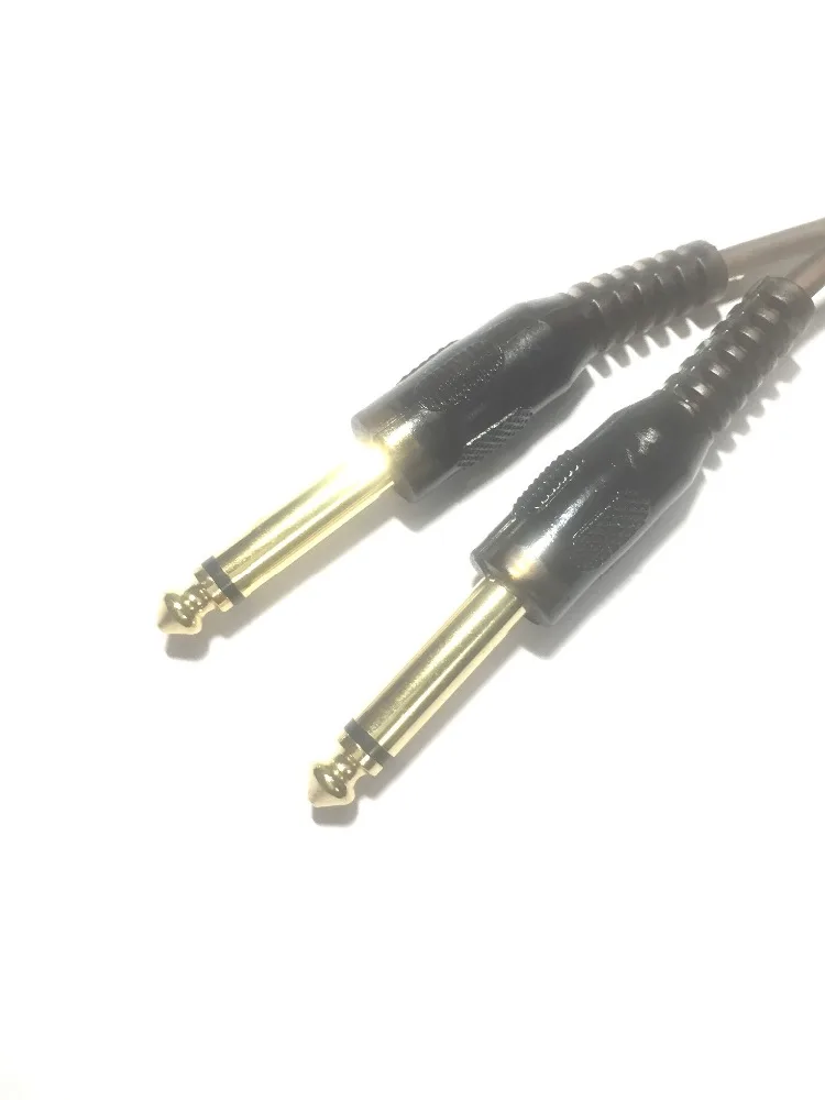Laptop 3.5mm Jack to Mixer 2 x 6.35mm Mono Jacks Cable Lead |
