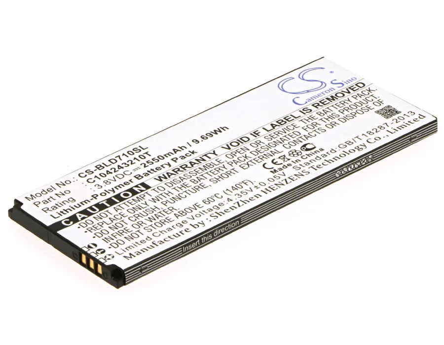 Аккумулятор Cameron Sino 2550 мАч C104243210T для BLU D710 D710X N030 Neo 5 Studio K|cameron sino|battery forcameron sino battery |