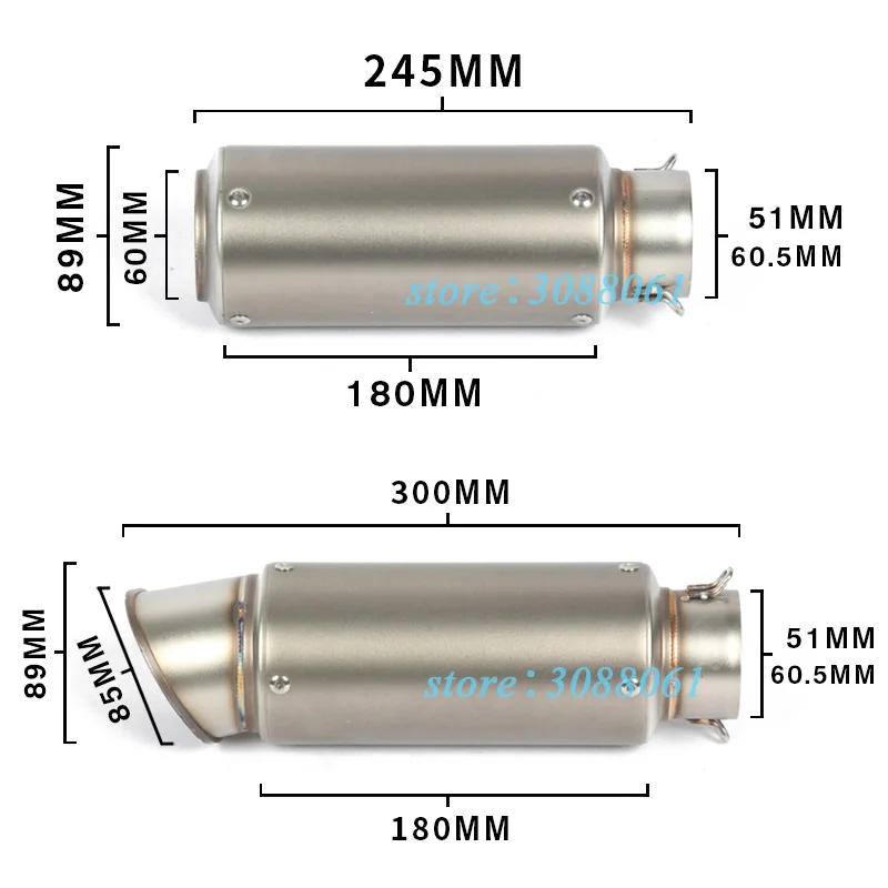 

Slip On For Yamaha R1 YZF-R1 1998- 2003 Motorcycle SC GP Project Racing Exhaust Escape Modified Muffler Middle Connect Link Pipe