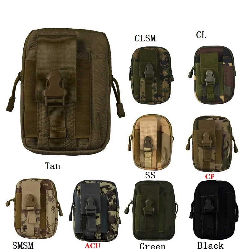 

3PCS Tactical Molle Pouch Military Waist Bag Outdoor Safety & Survival Bags Outdoor Phone Case Pocket First Aid Kits Tool Bag