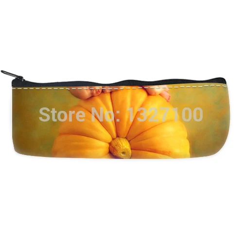 unique lovely big pumpkin Custom Pencil Case Bag dynamic | Канцтовары для офиса и дома