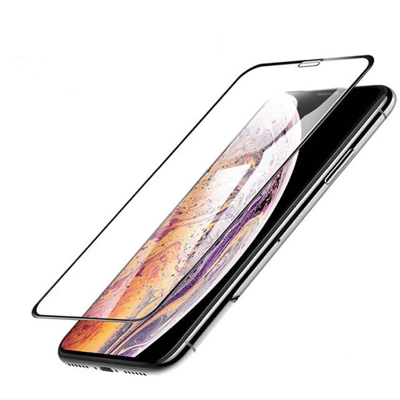 Роскошное 6D стекло для iPhone XR тонкая защита экрана закаленное xr полное покрытие