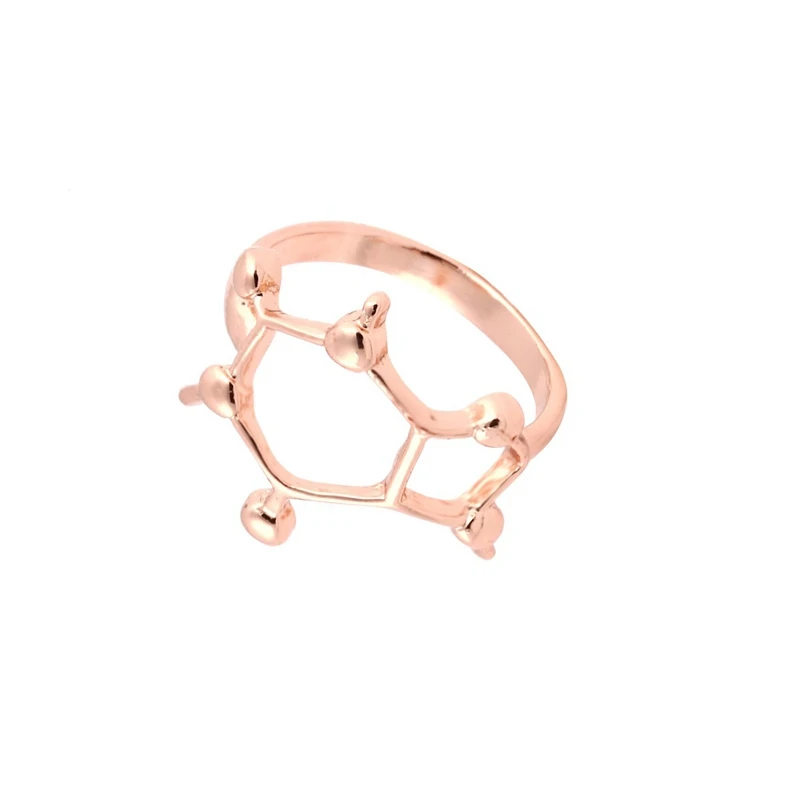 Yiustar Модные украшения Кольца кофеин молекула кольцо Пособия по химии Jewelry наука