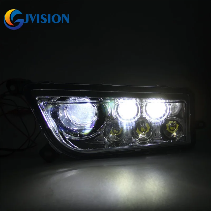 

1 Set Silver High/Low Beam 30W Headlamp UTV ATV LED Headlight for Polaris RZR XP 1000 900