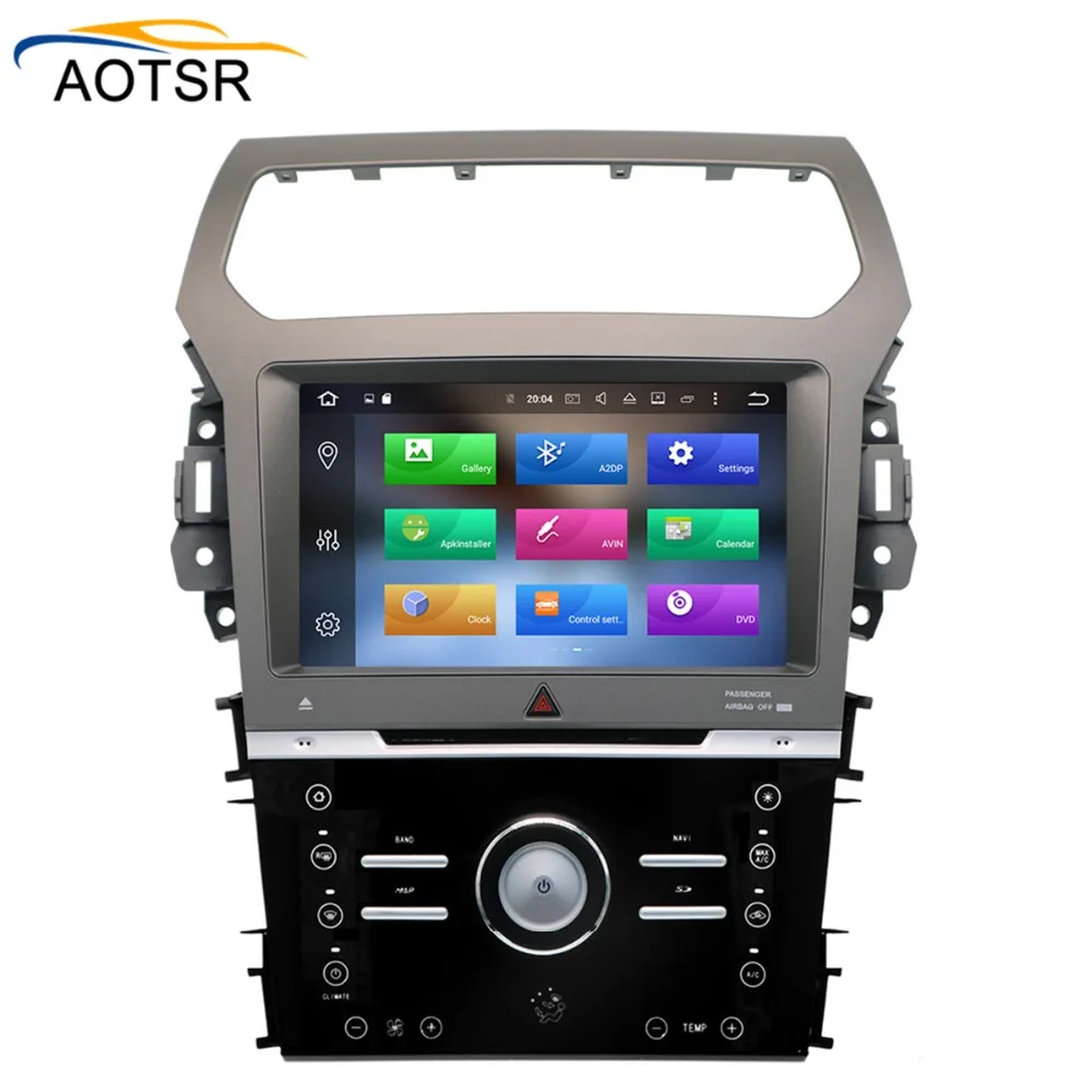 IPS экран Android 8 0 4 + 32G Автомобильный мультимедийный dvd плеер головное устройство