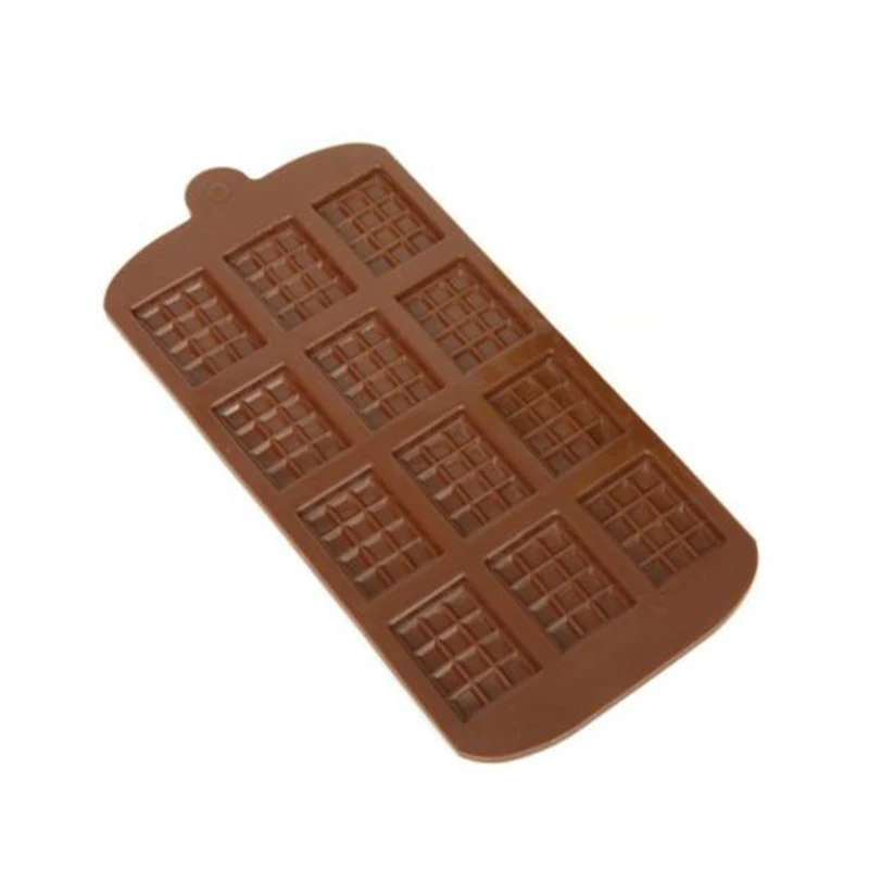

Silicone 12 Chocolate Blocks Bar Moulds Mold Ice Tray Cake Decorating Tools DIY