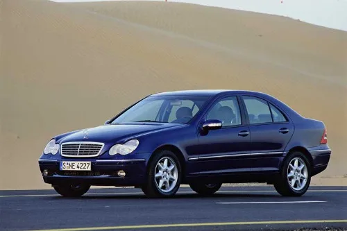 Хромированный матовый чехол на вентиляционное отверстие для Mercedes Benz W203 C Class pre
