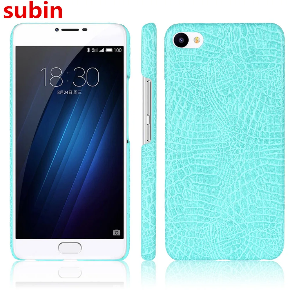 

New arrival For Meizu U10 5.0inch Case Retro Luxury Crocodile Skin Protective Cover For Meizu U10 Phone Bag Case