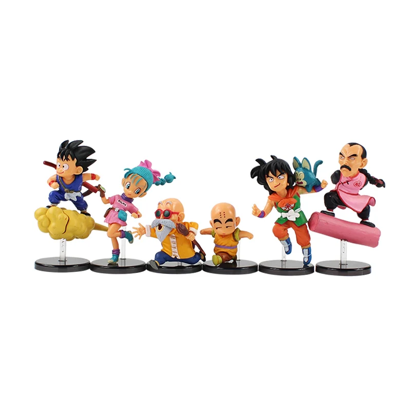 6 шт./лот фигурка Драконий жемчуг Гоку Гохан Вегета плавки Kale Jiren Cell Frieza Gotenks Buu Piccolo Beerus Zamasu WCF модель игрушки - Цвет: Style I