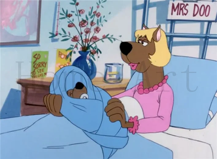 Серебристый Scooby doo плакат ясное изображение наклейки на стену украшение дома высокое качество печать белая бумага с покрытием домашний арт бренд - Цвет: Серебристый