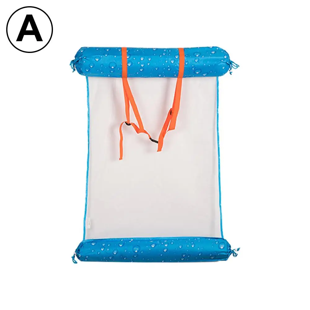 Надувная плавающая кровать сетчатый гамак для отдыха и плавания плавательный