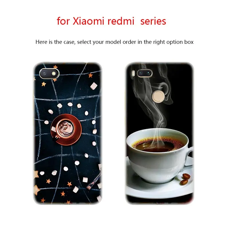 Силиконовый чехол в стиле аниме кофе для Xiaomi 11 Ultra 10 9 8 a2 a3 Lite Mi 9se 6x 5x Cc9 11Pro