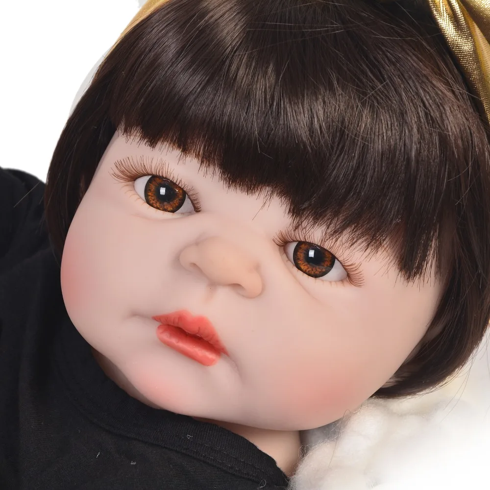 Кукла reborn из силикона Boneca 23 дюйма 57 см живой menina |