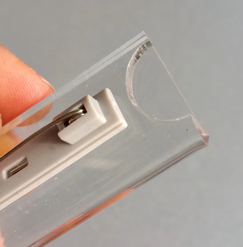 Высококачественные акриловые пластиковые держатели-клипсы для номерных знаков