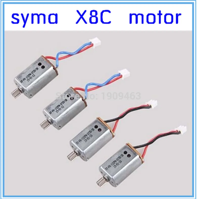 

4 pcs Syma X8 X8C X8CW Genuine original spare parts fuselage motor for Syma X8C-10-11 RC Quadcopter