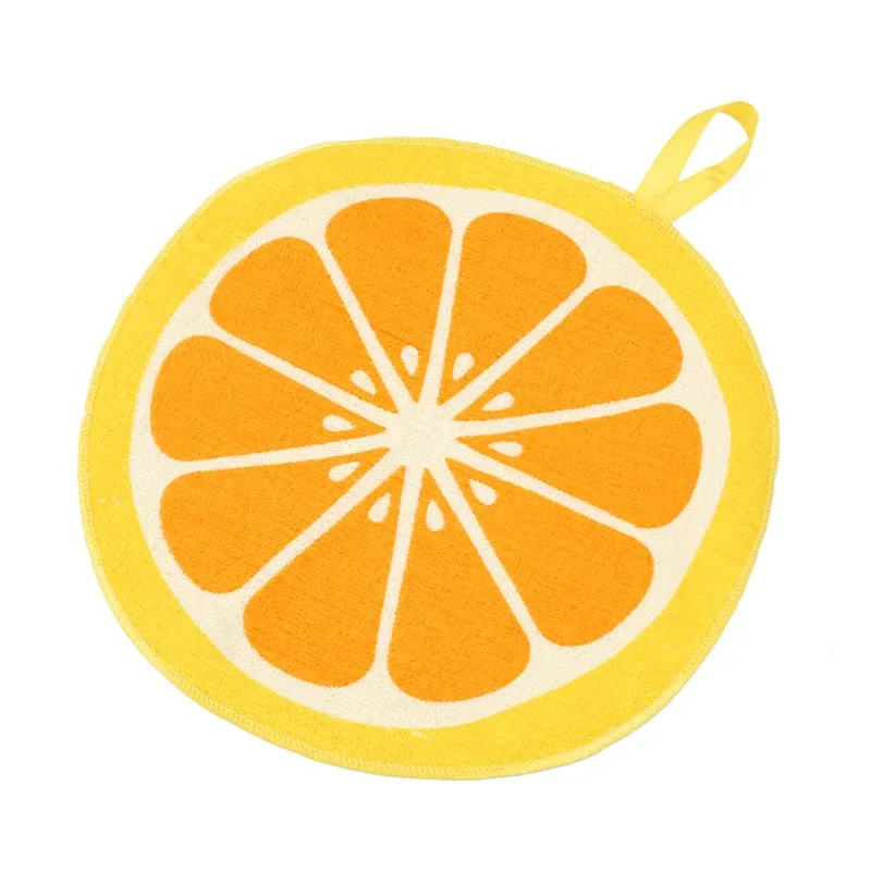 Новое милое кухонное полотенце с фруктовым принтом из микрофибры быстросохнущая