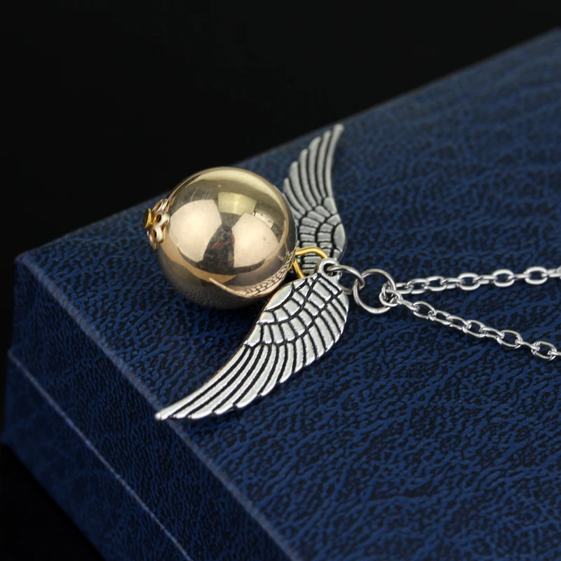 MOCHUN Высокое качество детских HP с крыльями ангела Цепочки и ожерелья Pnedant s-30 |