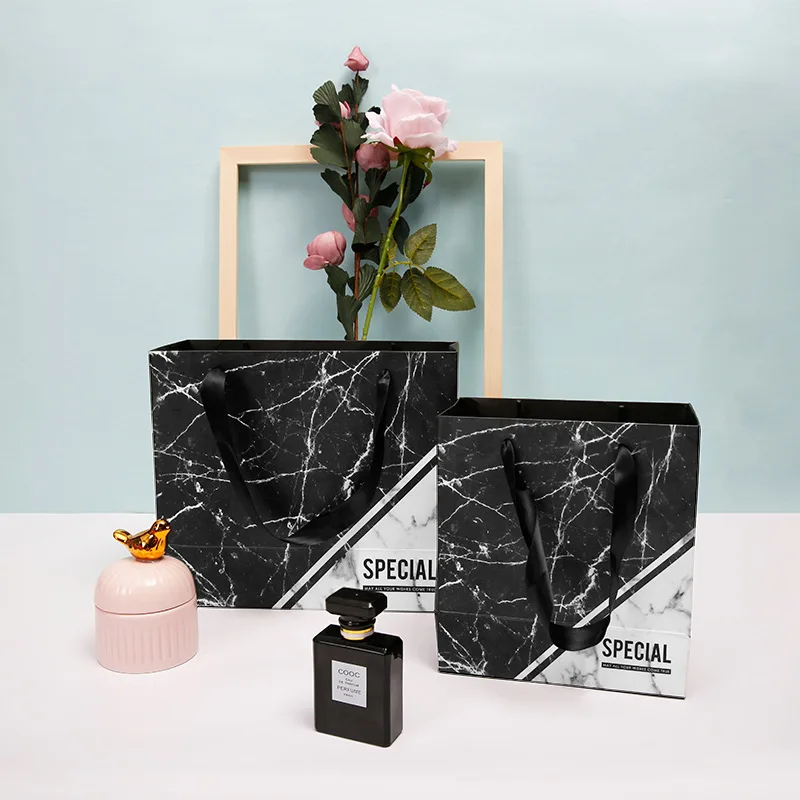 2 шт. новая мраморная черная коробка для выпечки Свадебная конфет Подарочный