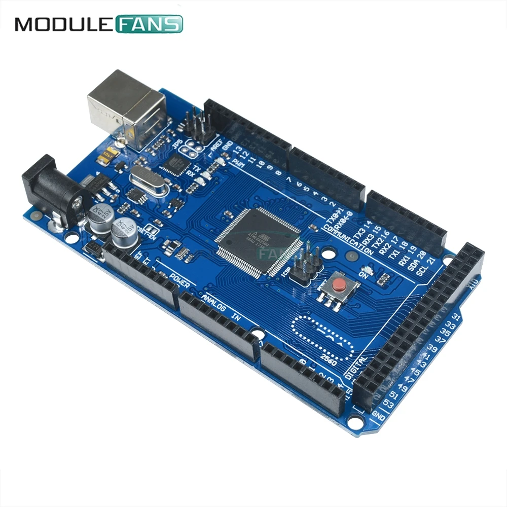 MEGA2560 Мега 2560 R3 ATMEGA16U2 ATMEGA2560 ATMEGA2560-16AU доска для Arduinio кабель USB 5V Заменить ATMega8U2