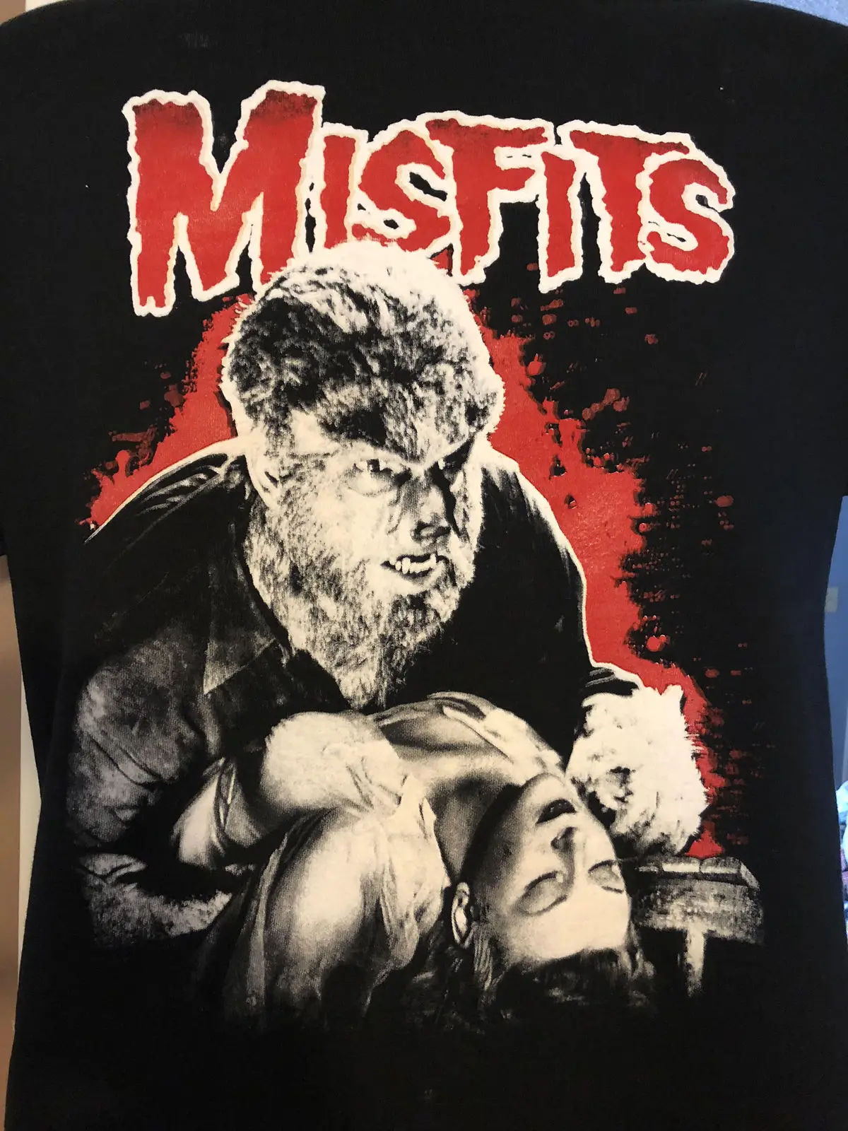 Misfits WolfmanT футболка Данциг злодей универсальные Монстры оборотень