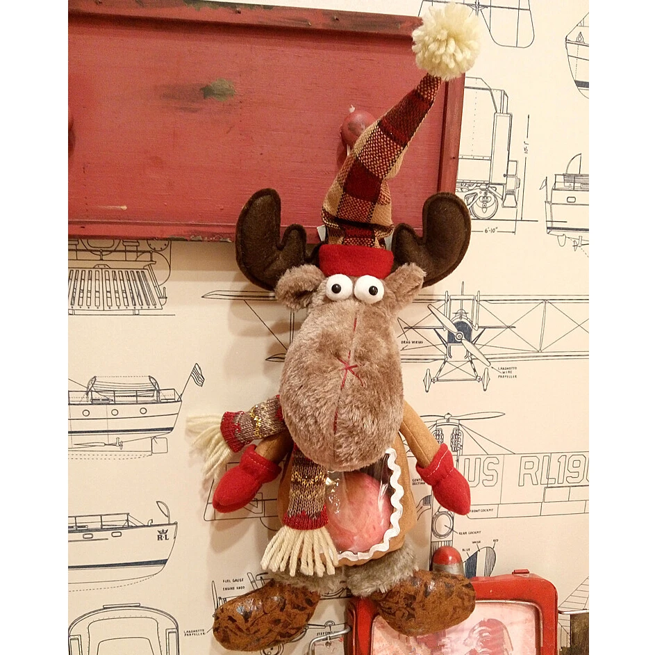 3 шт./лот креативные рождественские украшения сумка для конфет в форме картонного