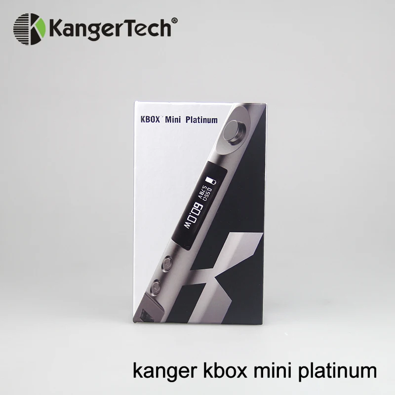 Дешевый Kanger Kbox Mini Platinum 60 Вт TC Box Mod температурный контроль для вейпа Fit 18650