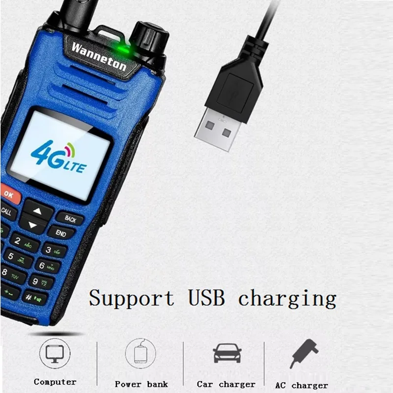 Рация BAOFENG для телефона с SIM картой 8 Вт 50 км GPS GSM WCDMA 4G LTE CB Ham радиостанция кв