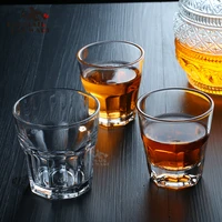 1 piece 100ml shot glass cocktail beer skull glass whiskey vodka shot glass drinking ware glass cup beer steins drinkware