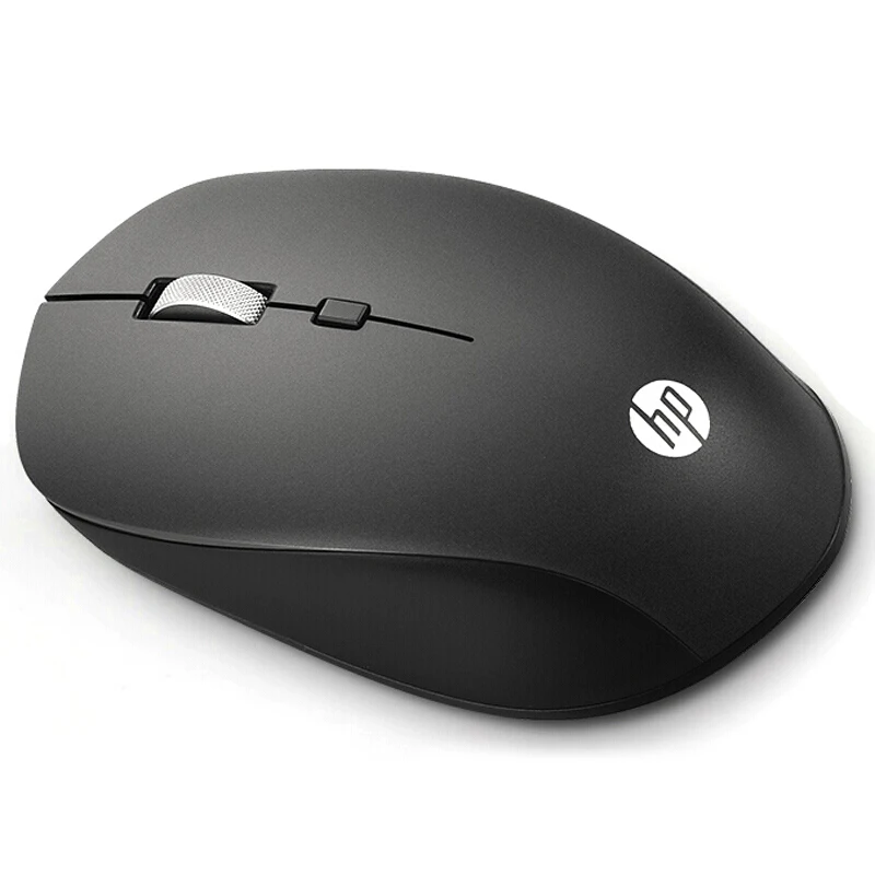 Новая беспроводная мышь hp S1000 2,4G, настольный ноутбук, компьютерные мыши 1600 точек/дюйм, расширенная невидимая оптическая беззвучная мышь черного и белого цвета игровая мышка