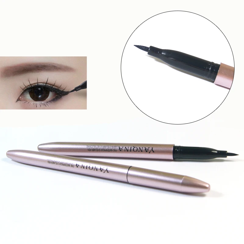 1 шт. водостойкий макияж жидкий карандаш для глаз черный стойкий beauty Comestics