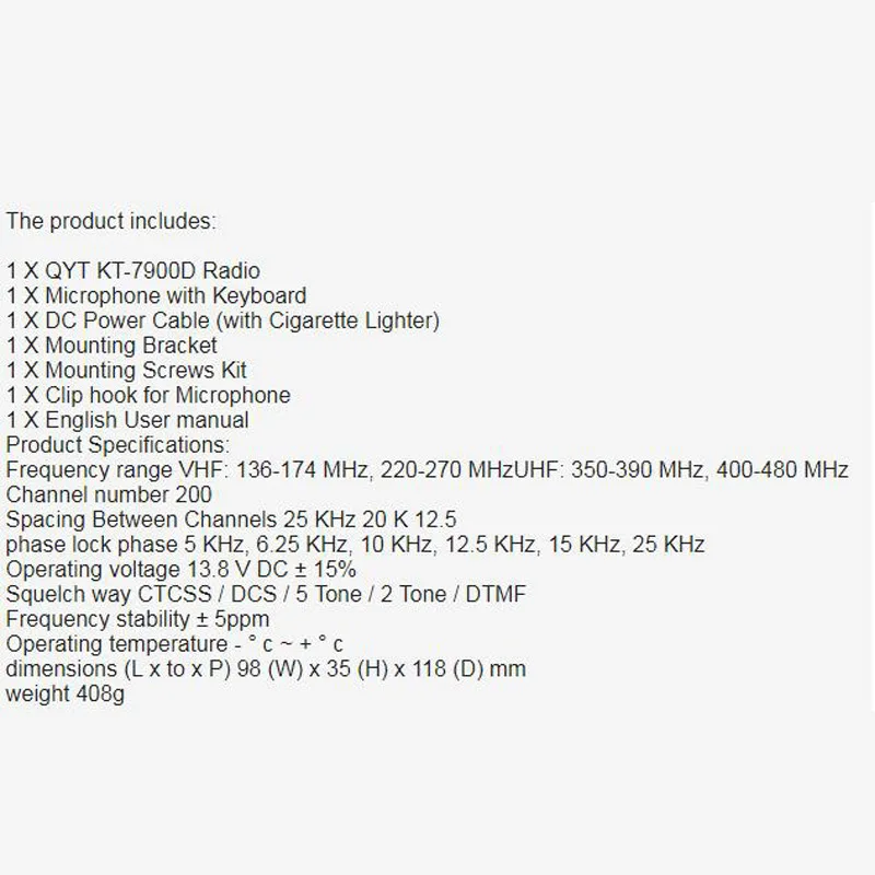 Автомагнитола qyt Портативная радиостанция радиосвязь comunicador домофон УФ Охота 10