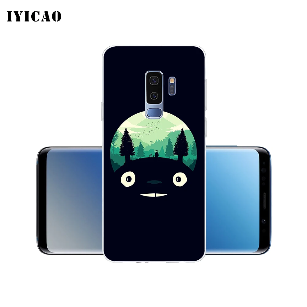 IYICAO Мой сосед Тоторо Мягкий силиконовый чехол для телефона Samsung Galaxy S10e S10 S9 S8 Plus S7