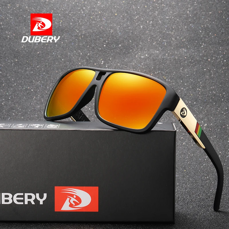 DUBERY 2017 брендовые Роскошные UV400 поляризованные солнцезащитные очки мужские