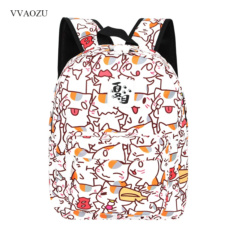 

Natsume Yuujinchou Men Women Backpack College Middle School Bag For Teenager Boy Girls Laptop Travel Schoolbag Mochila Rucksacks