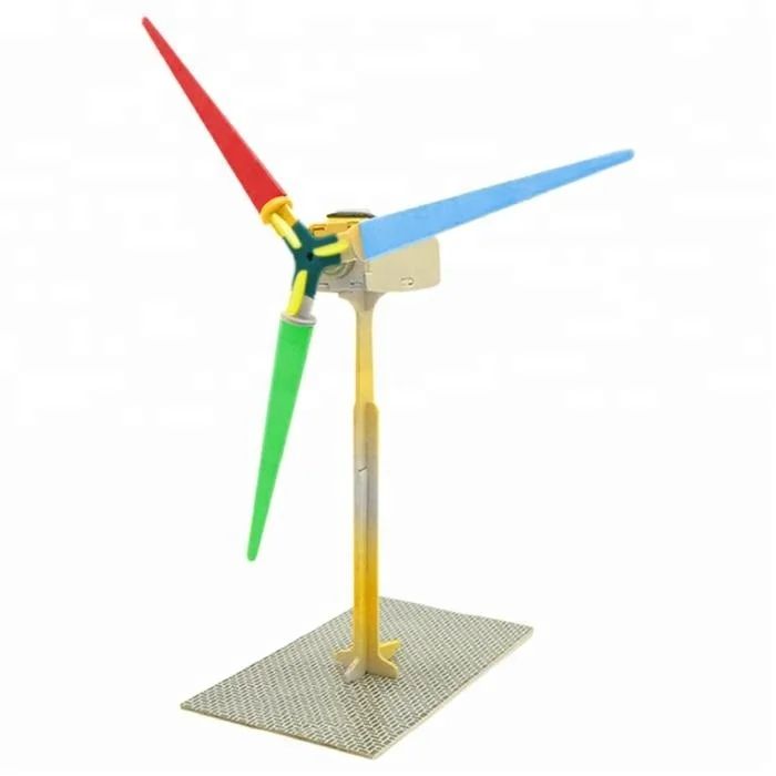 

Wooden Solar Windmill Toys Children Educational Puzzle Toys