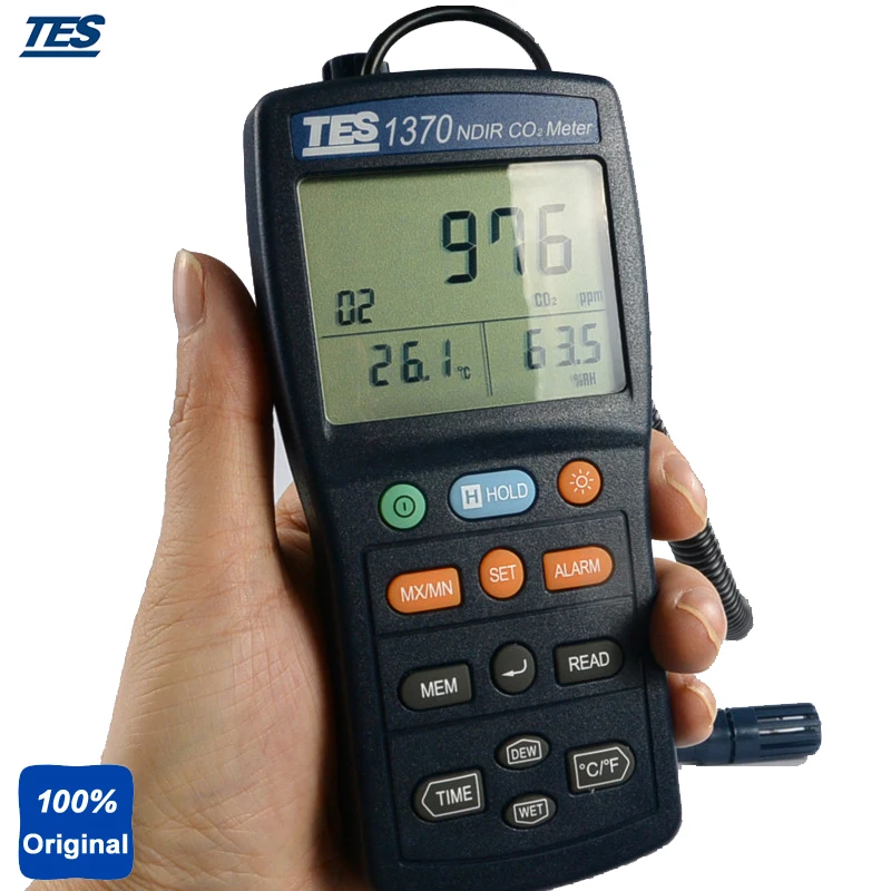 TES-1370 не требующий технического обслуживания двойная длина волны NDIR инфракрасный