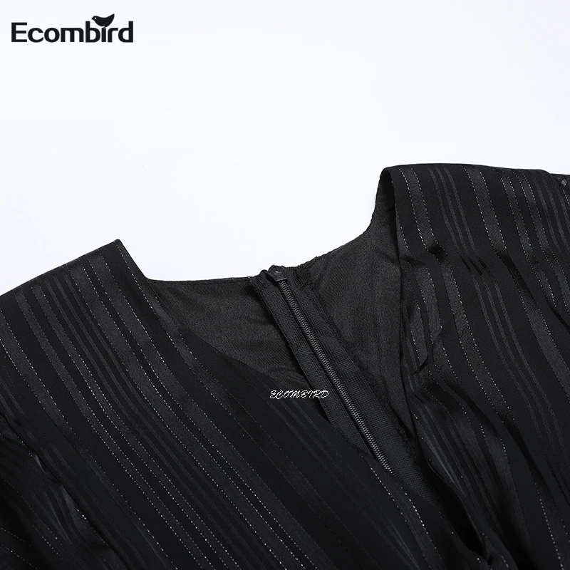 Ecombird 2018 осень женская блузка свободная рубашка с поясом сексуальный v образный