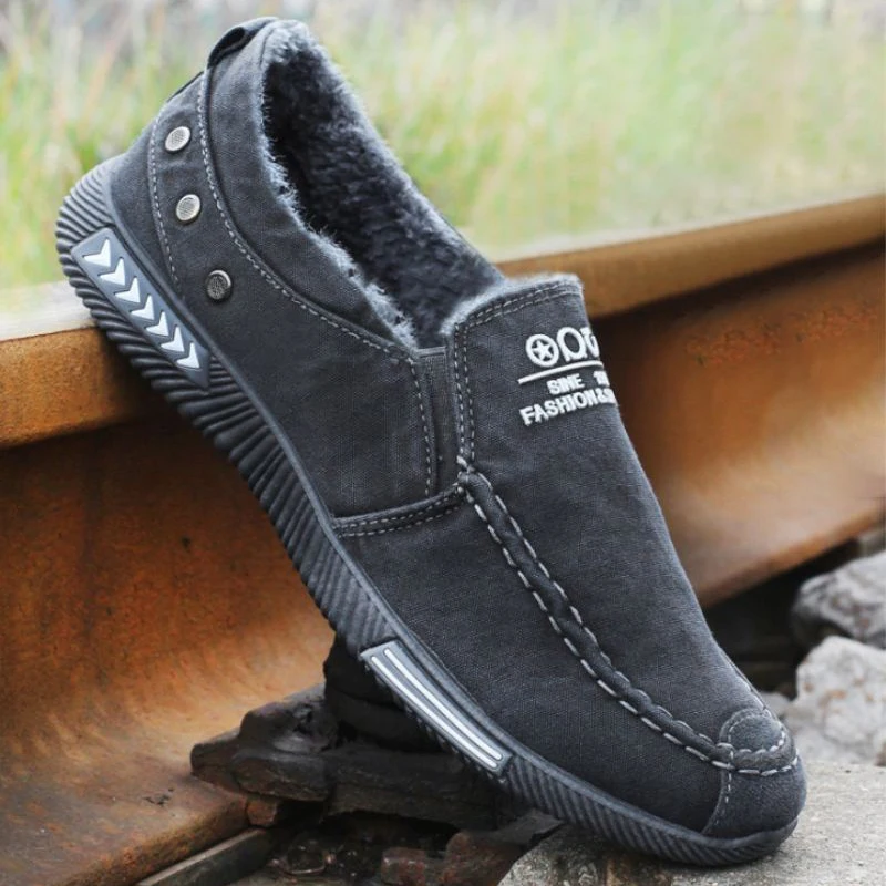 Brands New Fashion Canvas Shoes Breathable Lazy Male Winter Casual Comforable Loafers Man Big Size #XQJA05 | Обувь