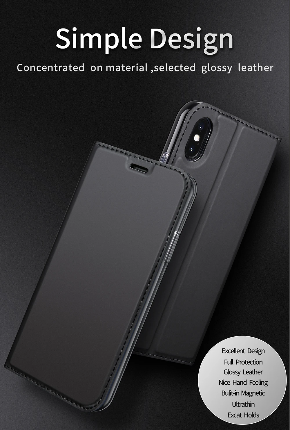 Роскошный кожаный чехол-книжка для IPhone X XS Max 7 8 6S Plus SE, чехол-книжка для Apple IPhone XR XS 11 Pro Max, чехол Hoesje, сумка