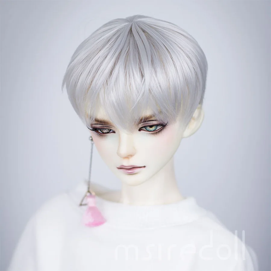 4 Cataleya bjd куклы короткие мальчики Волосы 1/3 1/4 1/6 BJD парики Высокая температура волокна для кукол - Цвет: 4