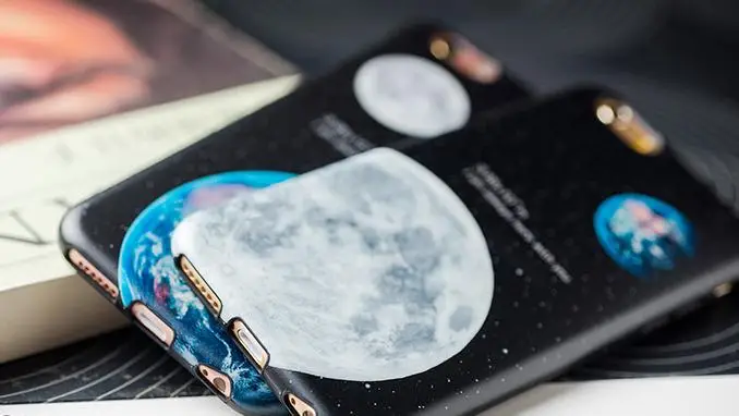 Луна земля звездное небо Телефон чехол для Apple IPhone 6S плюс специальная конструкция
