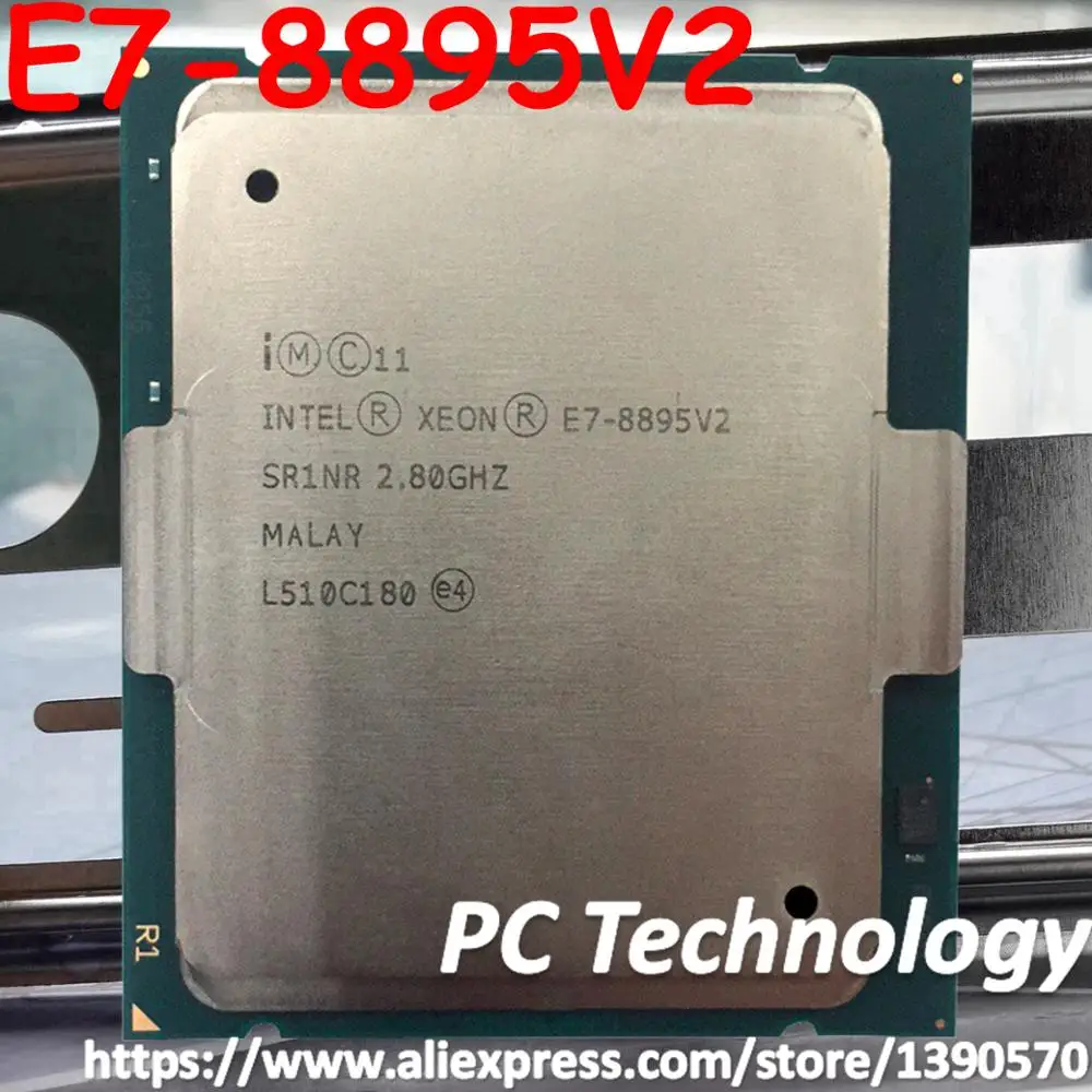 Процессор Intel Xeon 2 80 SR1NR LGA2011 ЦП процессор 8895 ГГц 15 ядер 37 5 м E7 8895V2 V2|cpu processor|intel xeonxeon es