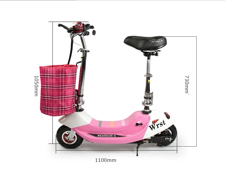 

Female small dolphin electric scooter foldable Adult Lady riding outdoor mini electric scooter portable