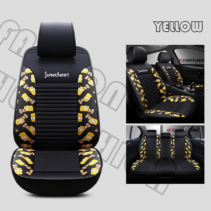 Yelliow Чехол для сидения автомобиля чехол для nissan almera n16 g15 классический altima juke ногами лист 2010 2011 2012 2013 - Название цвета: Yelliow