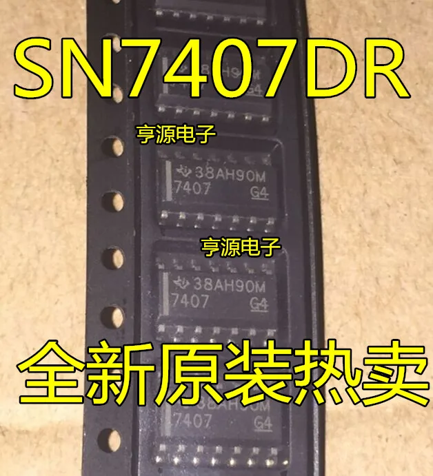 7407 SN7407DR SN7407 SOP 14 перфоратор/линейный привод импортный оригинальный|Реле| |