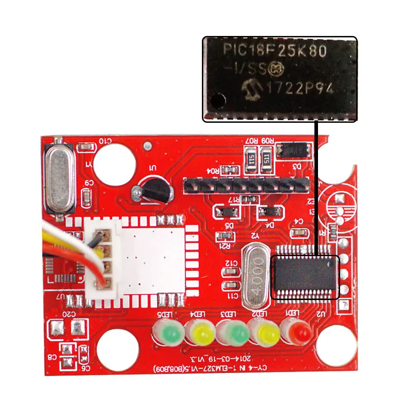 Диагностический сканер OBD2 с чипом PIC18F25K80 USB ELM327 V1.5 ELM 100% V1.5/327 переключатель CA/MS CAN