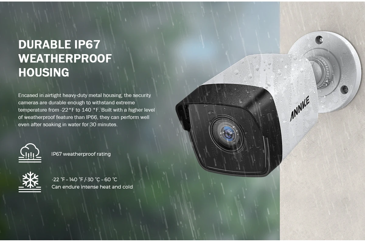 ANNKE 16CH 5MP H.265+ HD PoE сетевая система безопасности видео 12 шт. 4 мм объектив IP67 наружные ip-камеры с питанием по PoE Plug& Play PoE камера комплект