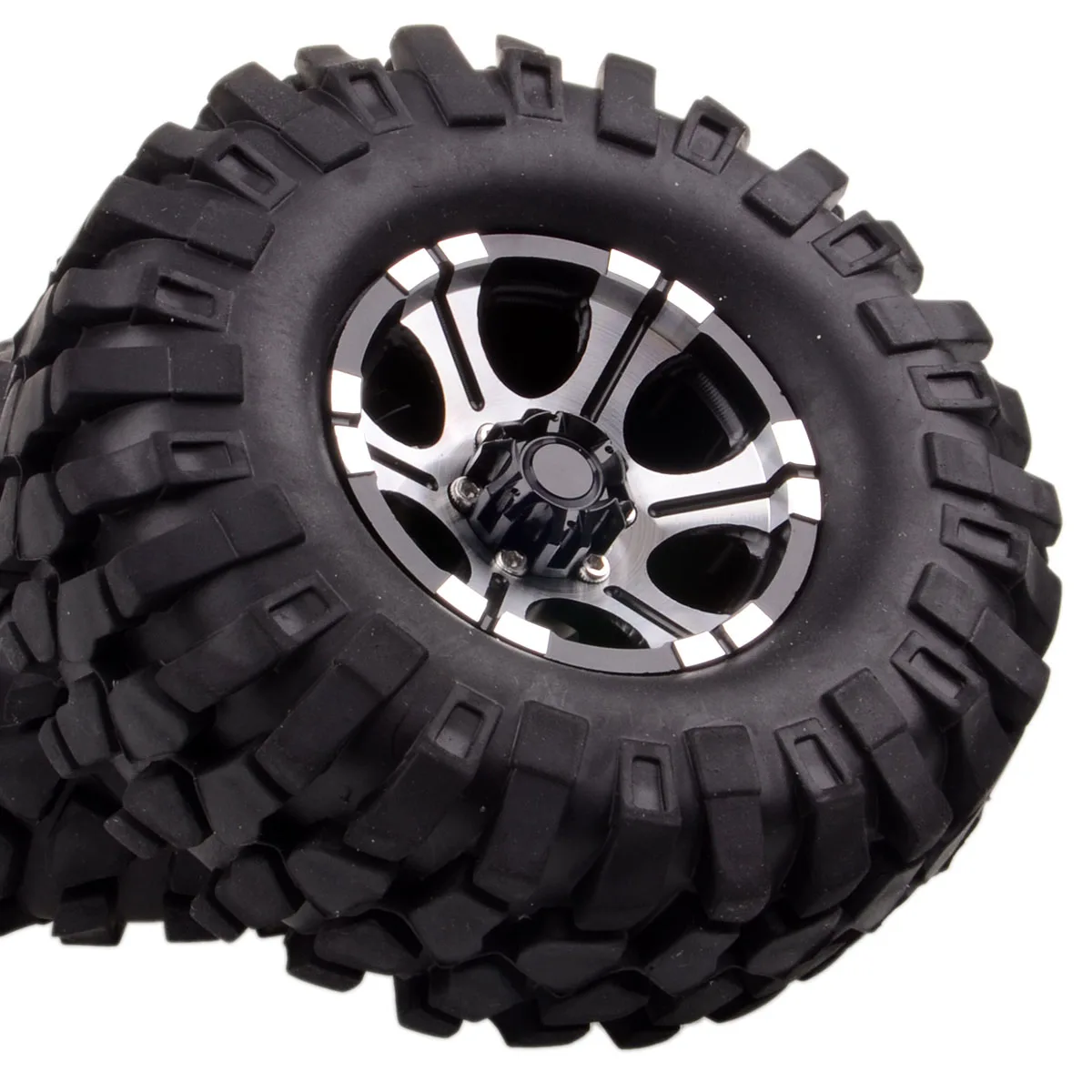 1050-7032 колеса и покрышки для HSP 4xRC HPI 1/10 колеса/обод шины 1 9 &quotметалл рок гусеничный