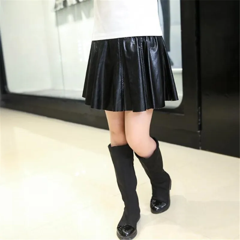 Юбка пачка из пу кожи для девочек с эластичным поясом|girls tutu skirt|baby girl skirtgirls |